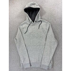 NWT Jack Wolfskin Logo Pullover‎ Hoodie Sweatshirt (Men's Small) Gray
